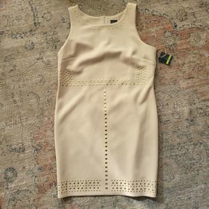 Gabby Sky Nude Pyramid Stud Dress Size 14